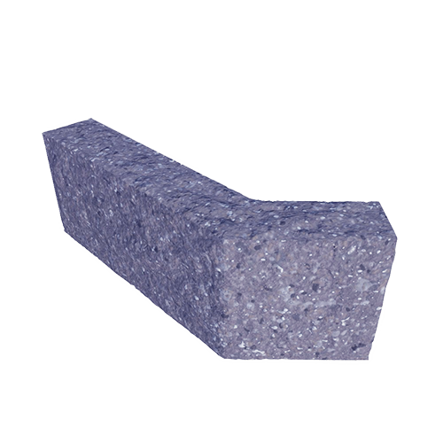 Сплитерный перегородочный блок Г-образный "135" ССПГ "135" цветной с мраморной крошкой