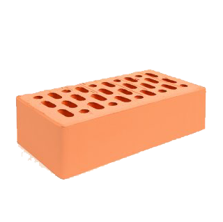 Кирпич лицевой пустотелый Норский 1НФ сафари гладкий