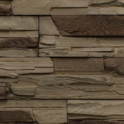 Облицовочный камень Арт Альянс Каркасон коричневый+темно-коричневый