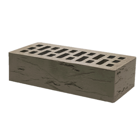 Кирпич лицевой Тербунский гончар пустотелый 1НФ графит старый город