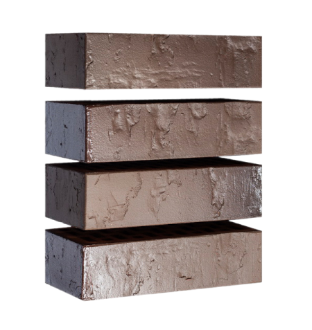 Саранский кирпич лицевой 0.7 НФ флеш-обжиг графит сахара