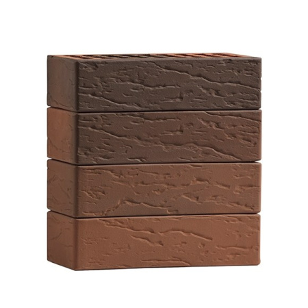 Кирпич лицевой Volgabrick Руст 1НФ №70