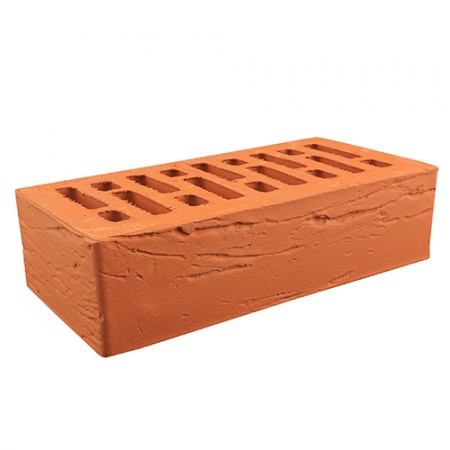 Кирпич лицевой Строма 1НФ красный рустик