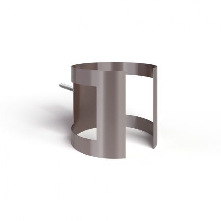 Держатель трубы D90 (на кирпич) GS RAL8017