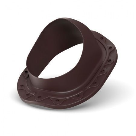 Проходной элемент для труб Ø110-160 мм для металлочерепицы шоколад