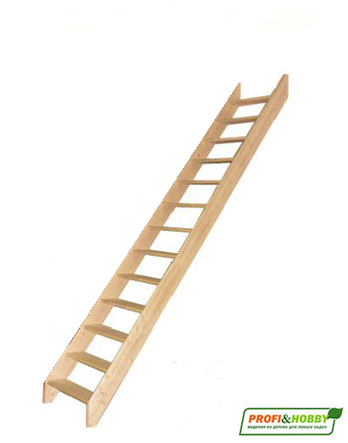 Лестница М-012у без поручня ель