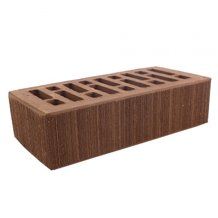 Кирпич лицевой Строма 1НФ коричневый бархат