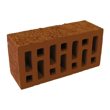 Починковский кирпич лицевой красный с насечкой 1,4НФ