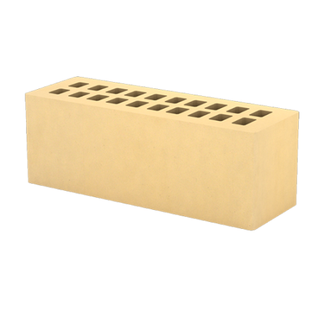 Кирпич лицевой Тербунский гончар пустотелый 0,9НФ золотистый гладкий