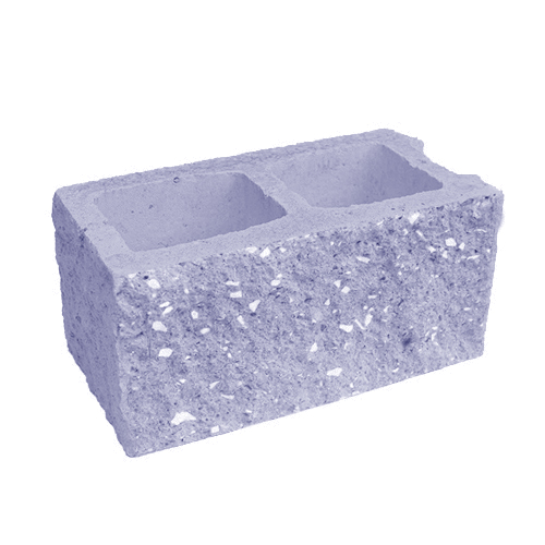 Сплитерный стеновой блок угловой ССБУ 39 цветной с мраморной крошкой