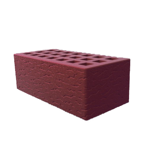 Саранский кирпич лицевой (СЗЛК) 1.4НФ бордо кора дуба