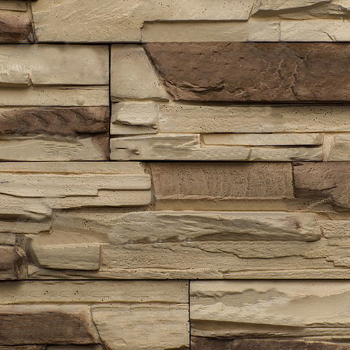 Облицовочный камень Арт Альянс Каркасон светло-коричневый+темно-коричневый