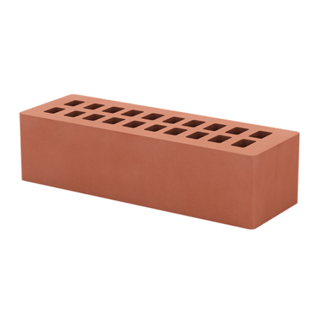 Кирпич лицевой Тербунский гончар пустотелый 0,7НФ персик гладкий