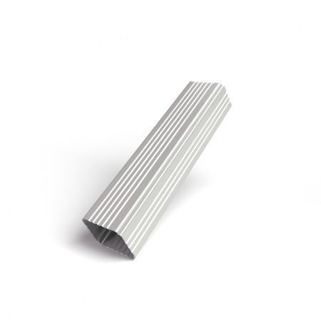 Труба водосточная 76х102х2000 полиэстер RAL9003