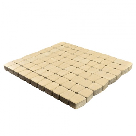 Тротуарная плитка Braer Классико круговая Песочный, h=60