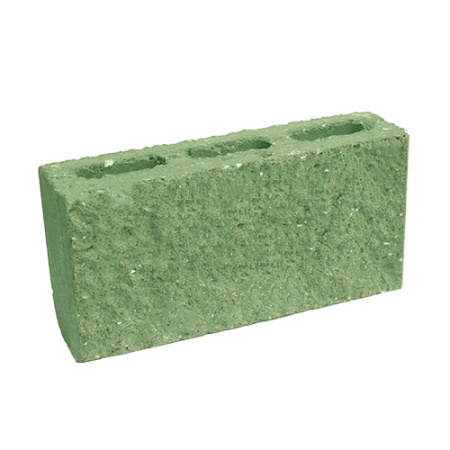 Блок перегородочный пустотелый Besser цветной на сером цементе