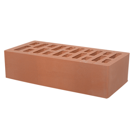Кирпич лицевой Тербунский гончар пустотелый 1НФ персик гладкий