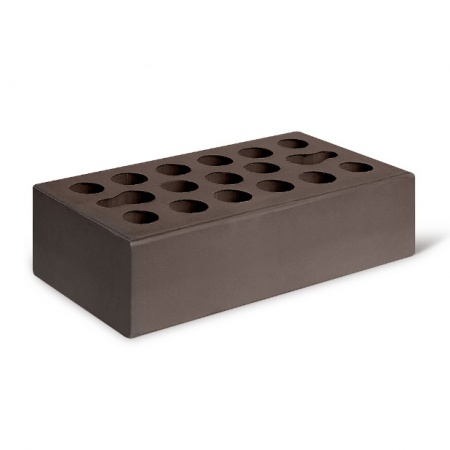 Керма кирпич лицевой 1НФ Шоколад гладкая