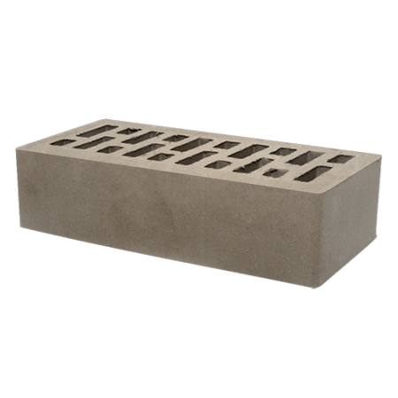 Кирпич лицевой Тербунский гончар пустотелый 1НФ коричневый гладкий