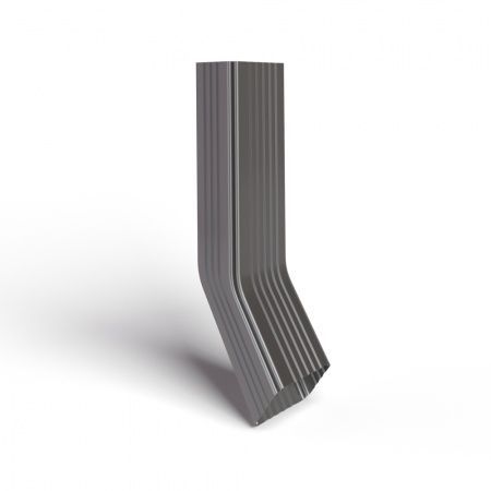 Труба водосточная 76х102х1000 с коленом полиэстер RR32