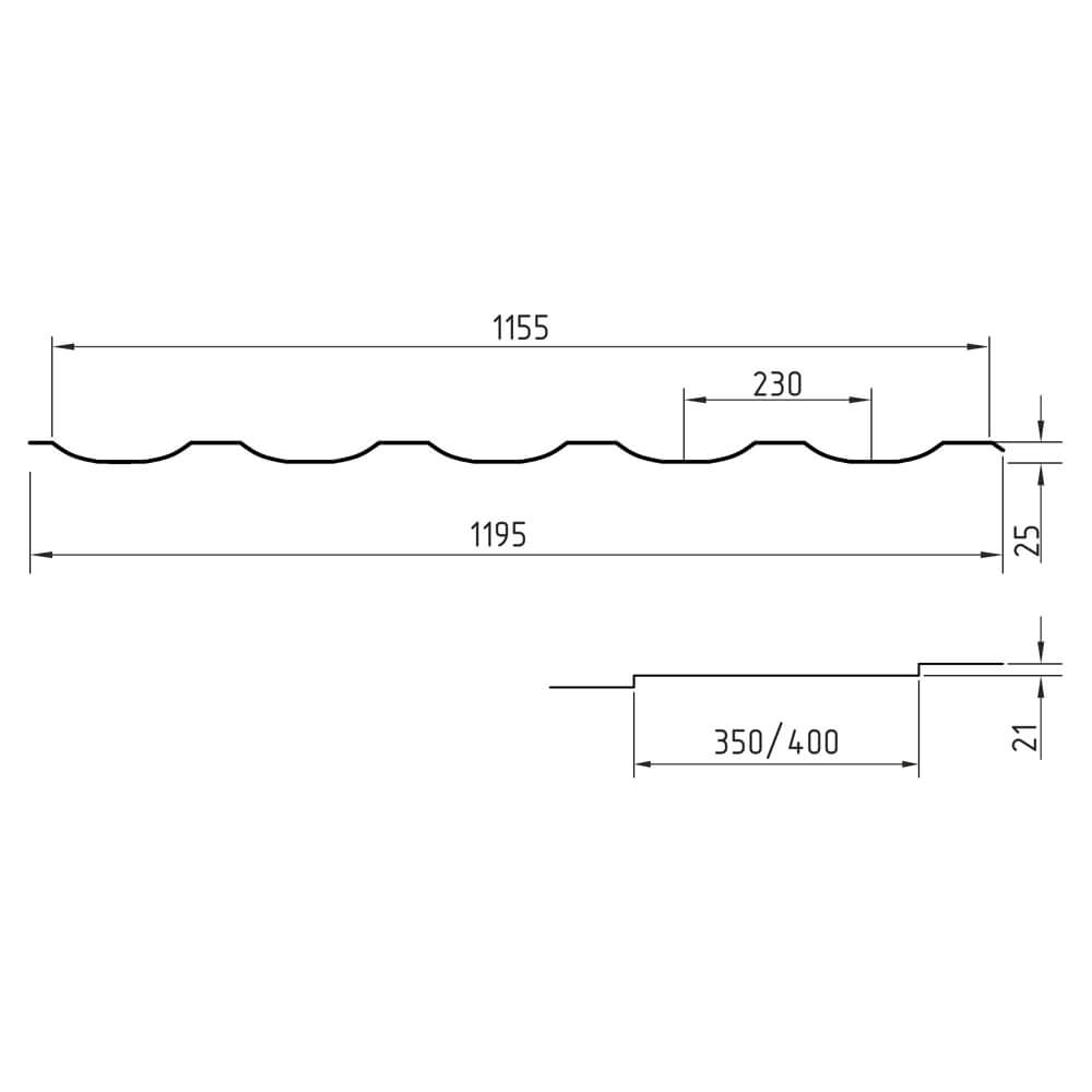 Металлочерепица Трамонтана