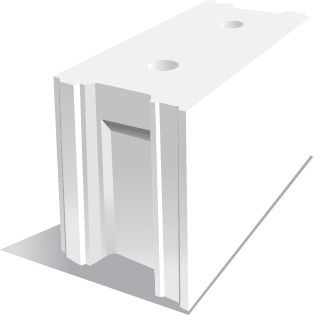 Блок силикатный стеновой Novoblock Новоблок