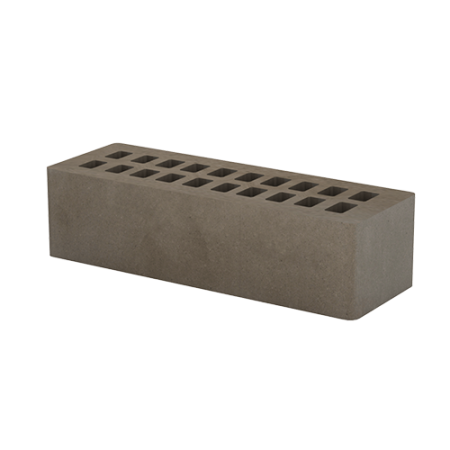 Кирпич лицевой Тербунский гончар пустотелый 0,7НФ коричневый гладкий