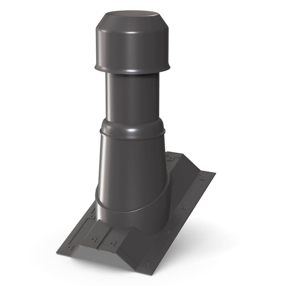 Выход вытяжки МП MAXI Ø110-125/500 с проходным элементом на профнастил НС-35