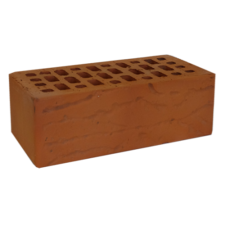 Кирпич Римкер лицевой красный 1,4НФ кора дуба