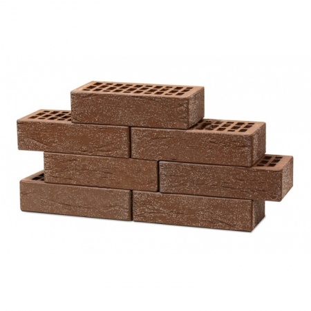 Воротынский кирпич лицевой 1НФ терракот кварц мелкий винтаж