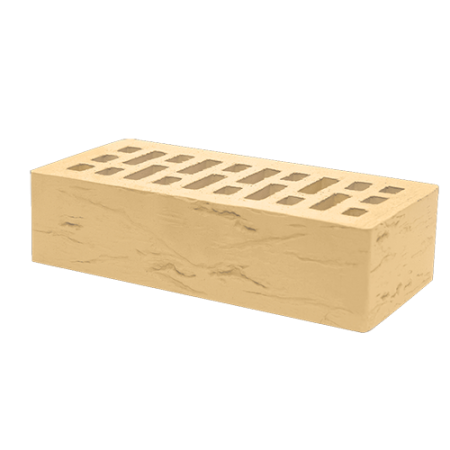 Кирпич лицевой Тербунский гончар пустотелый 1НФ золотистый старый город