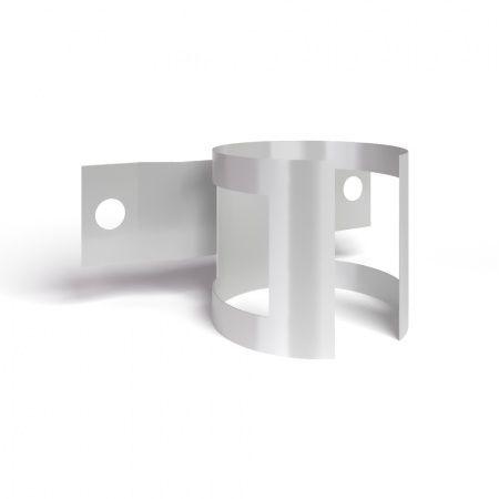 Держатель трубы D90 (на дерево) GS RAL9003