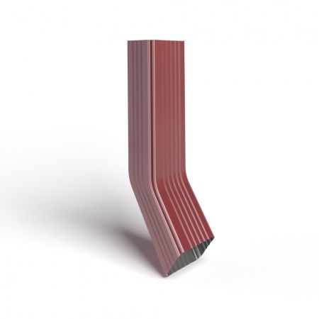 Труба водосточная 76х102х1000 с коленом P363