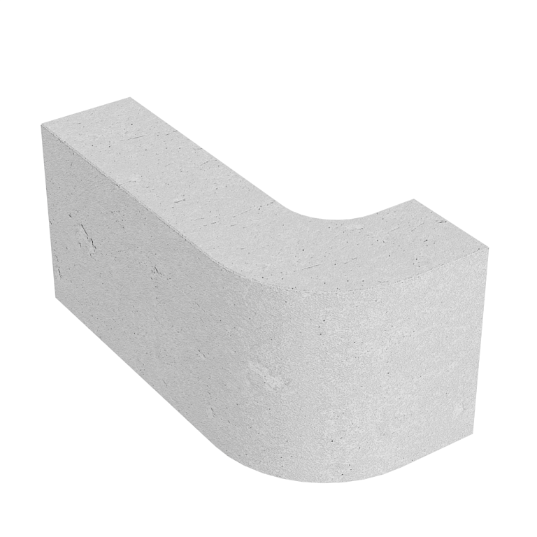 Перегородочный блок радиусный ПБР 39 сталь