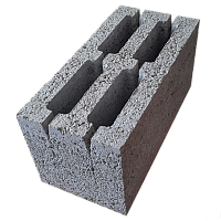 Блок керамзитобетонный стеновой Евроблок М40 390 х 190 х 190