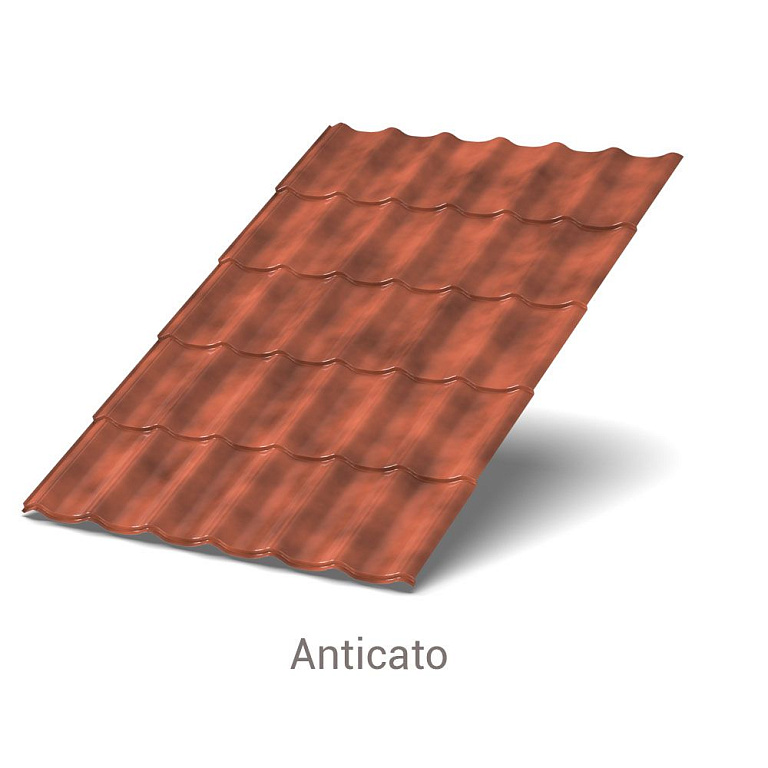 Металлочерепица Супермонтеррей Cloudy 0.5